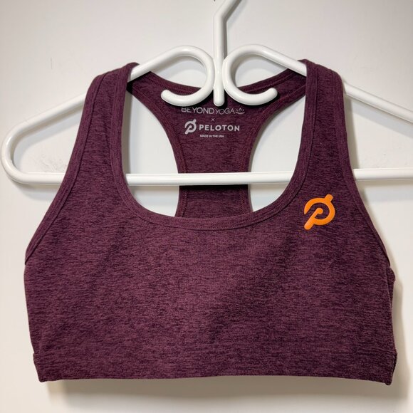 Beyond Yoga x Peloton Cropped Tank Top Maroon size M - Picture 2 of 7